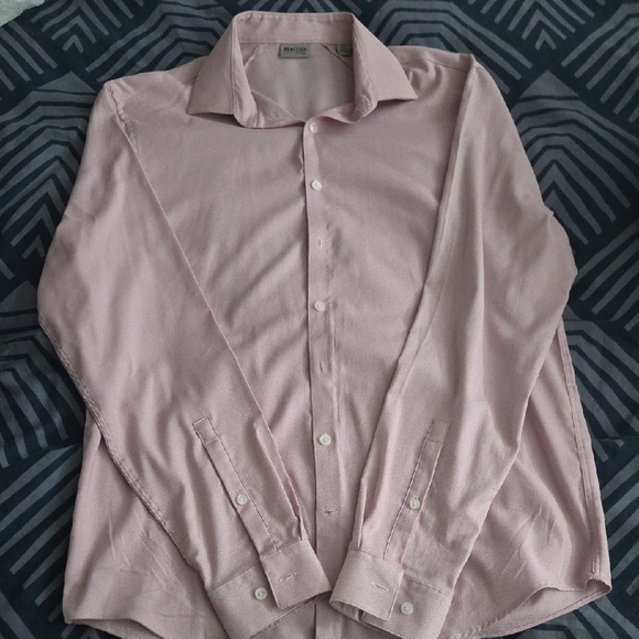 Kenneth Cole Soft Pink Men's Dress Shirt - Picture 1 of 2